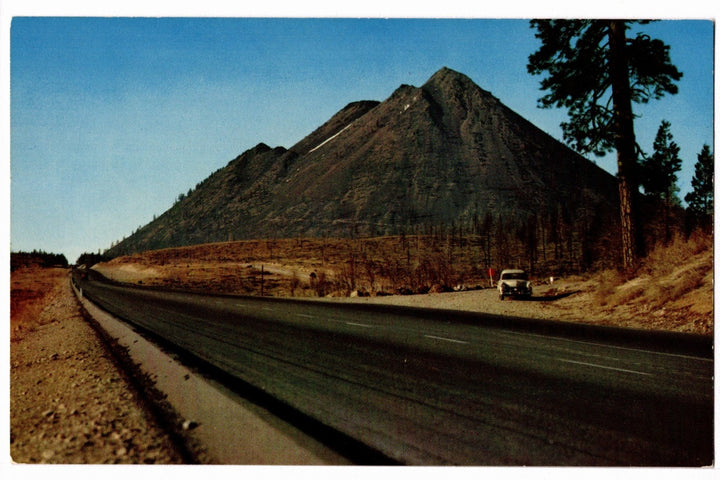 1950s Black Butte Near Mount Shasta, California Vintage Postcard.