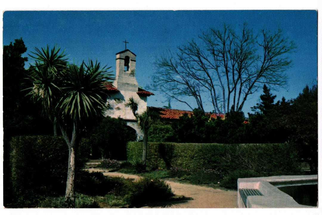 1950s Mission San Juan Capistrano Bell Wall California Vintage Postcard.