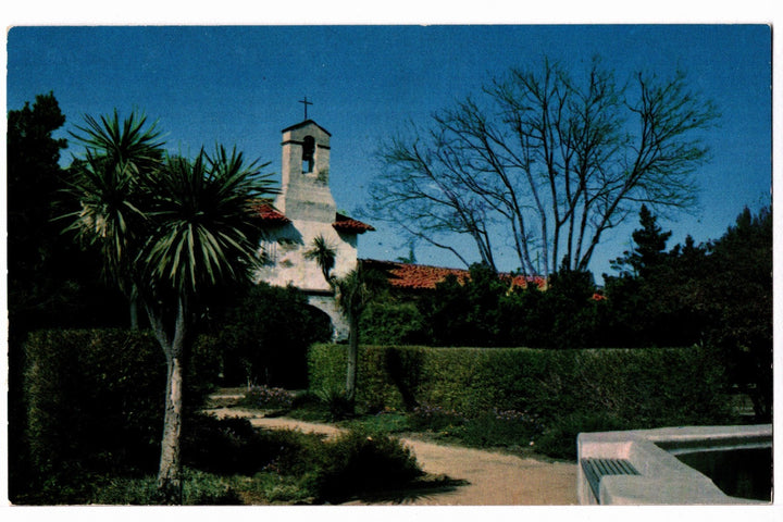 1950s Mission San Juan Capistrano Bell Wall California Vintage Postcard.