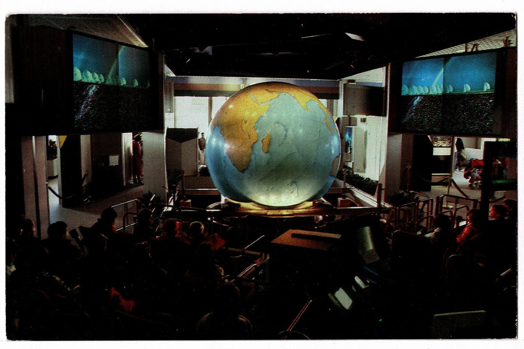 1980 Earth Station One Nat'l Geographic Museum Washington DC Vtg Postcard.