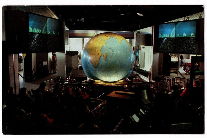 1980 Earth Station One Nat'l Geographic Museum Washington DC Vtg Postcard.