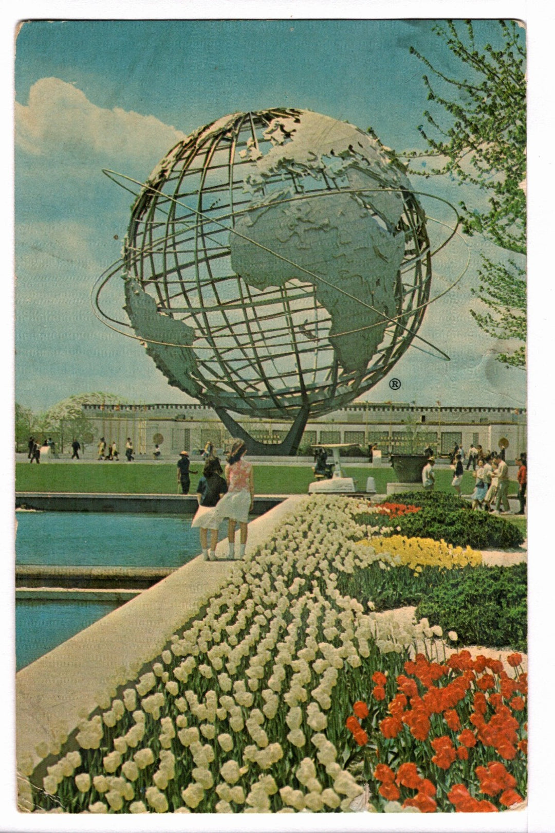 1964 Unisphere at New York World’s Fair Vintage Postcard.