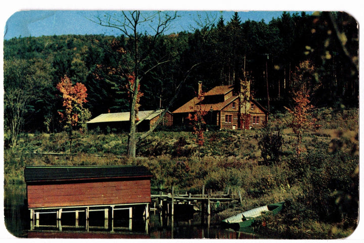 1951 Fernleigh Sugar House in Cooperstown, New York Vintage Postcard.