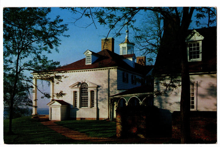 1950s Mount Vernon Mansion, North End, Virginia Vintage Postcard.