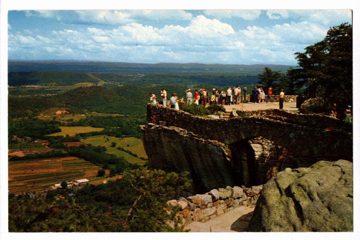 1950s Rock City’s Legendary Lover’s Leap Vintage Postcard.