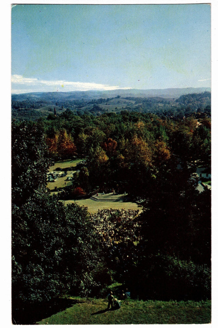 1950s Appalachian Autumn: Elkins West Virginia Vintage Postcard.