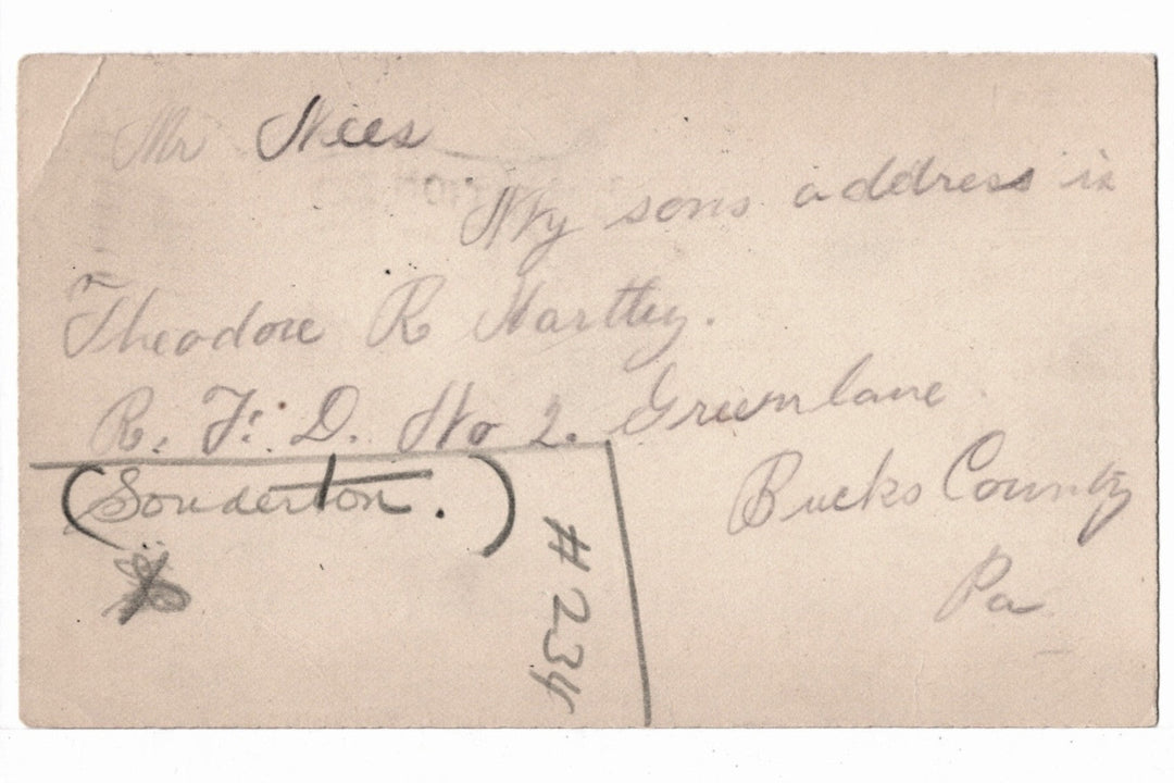 UX18 Postal Card McKinley 1c April 3 1906 Address Relayed.