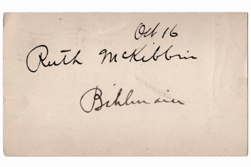 UX18 Postal Card McKinley 1c Oct 16 1906 Pennsylvania Ruth McKibbrin.