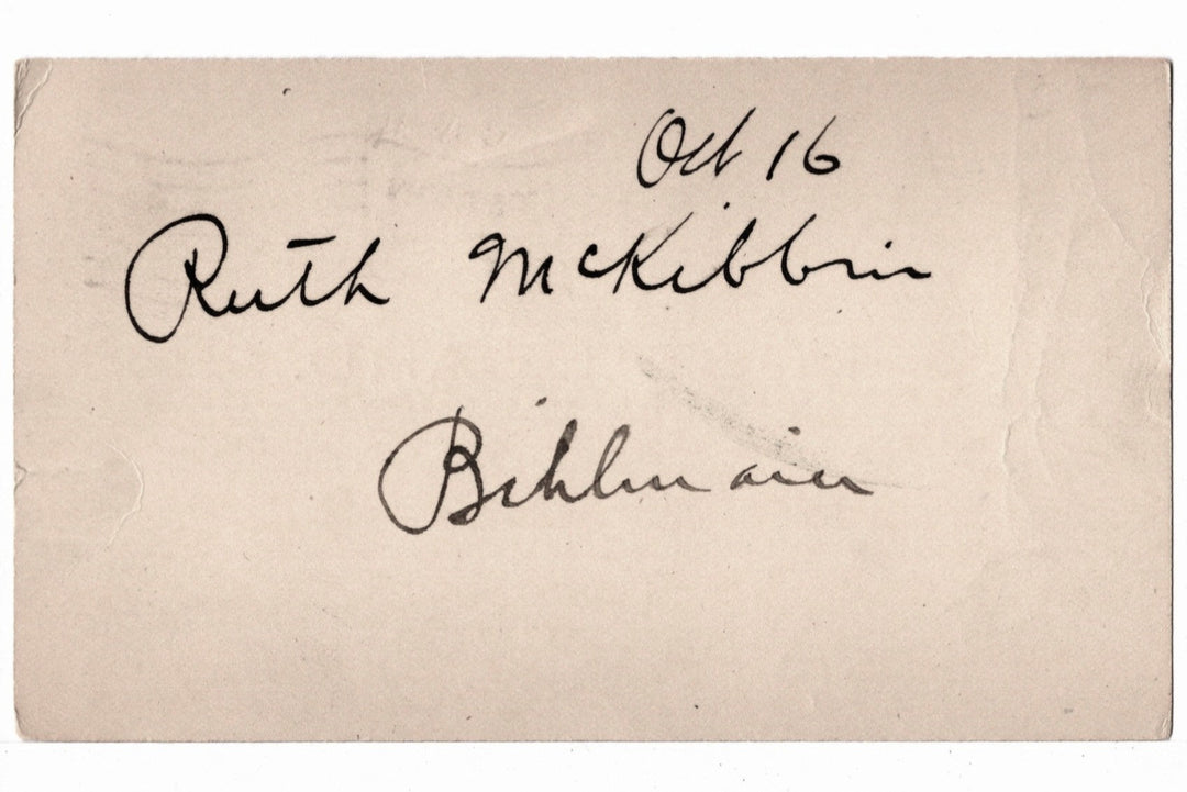 UX18 Postal Card McKinley 1c Oct 16 1906 Pennsylvania Ruth McKibbrin.