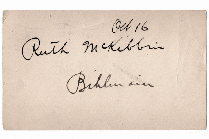 UX18 Postal Card McKinley 1c Oct 16 1906 Pennsylvania Ruth McKibbrin.