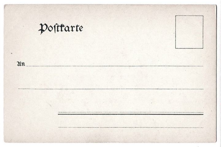 Vintage postcard back.