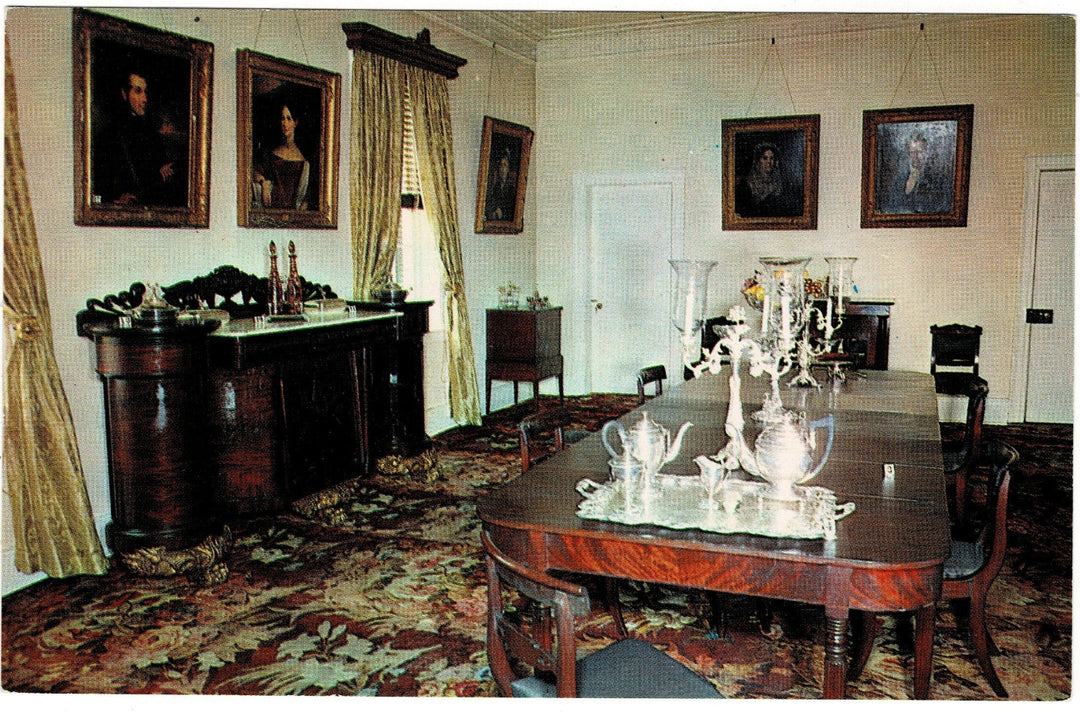 1950s The Hermitage Dining Room Nashville Tennessee Vintage Postcard.