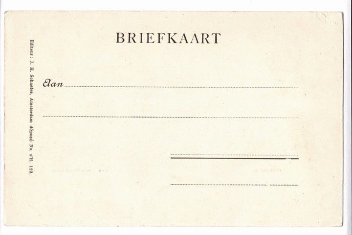 Vintage postcard back.