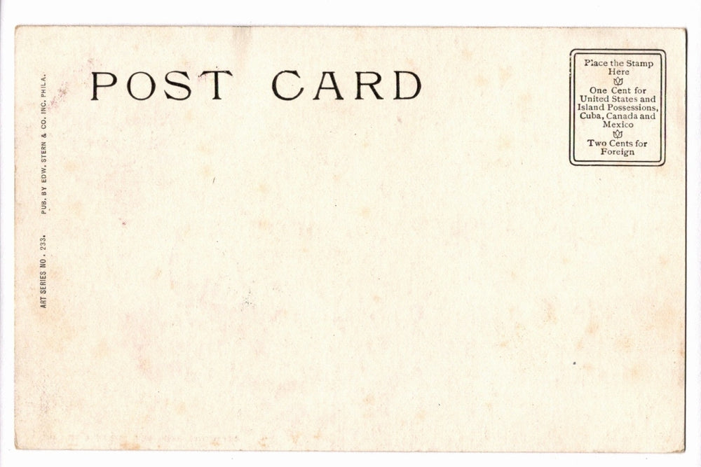 1904 Old Homestead American Farm Life Vintage Art Postcard UDB.