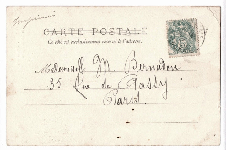 Back of postcard.
