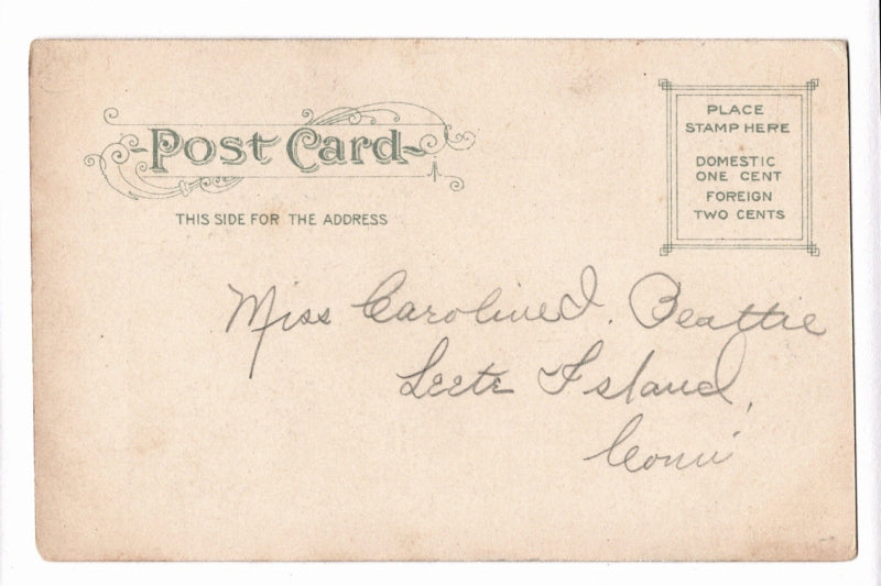 Back of postcard.