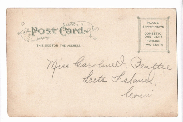 Back of postcard.
