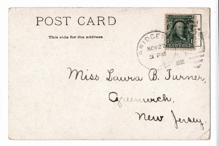 Back of postcard.