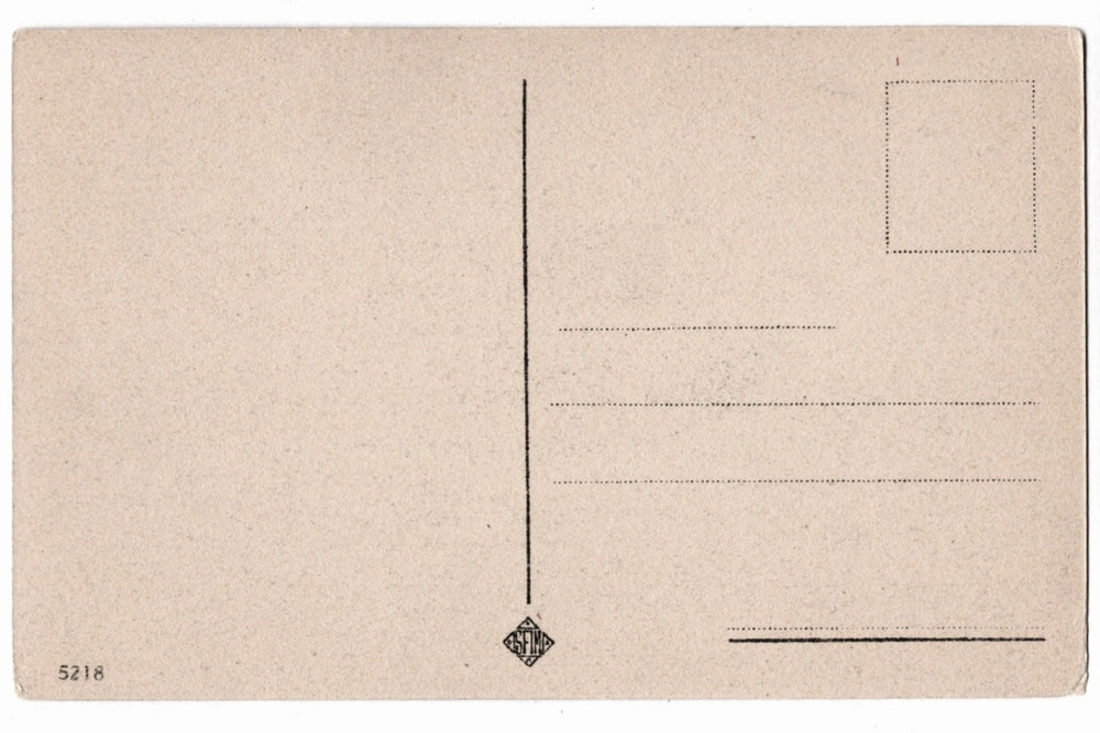 Vintage postcard with a traditional design.