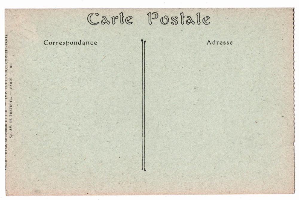 Vintage postcard with 'Carte Postale' text.