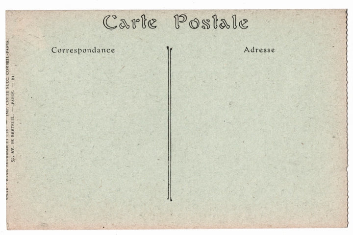 Vintage postcard with 'Carte Postale' text.