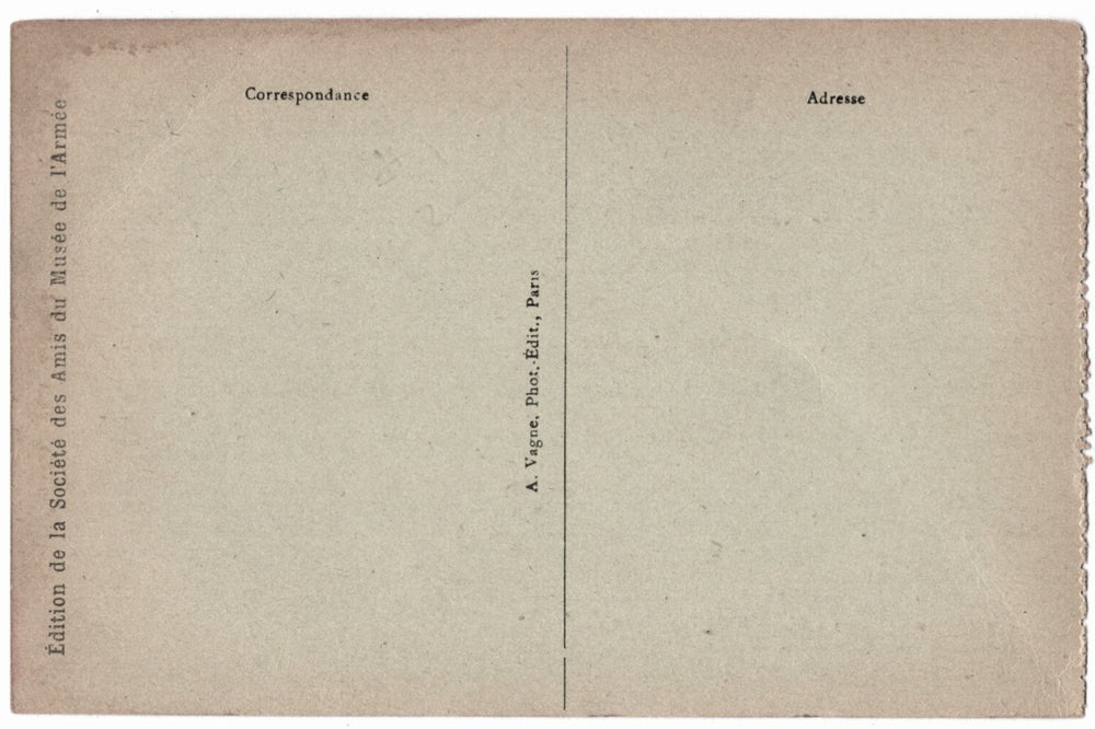 Back of a vintage postcard.