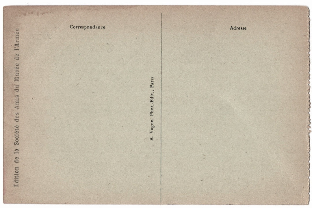 Back of a vintage postcard.