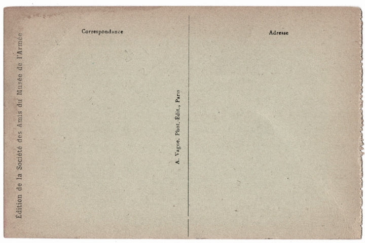 Back of a vintage postcard.