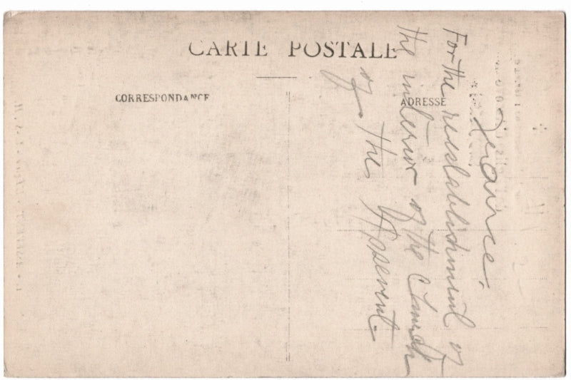 Back of postcard.