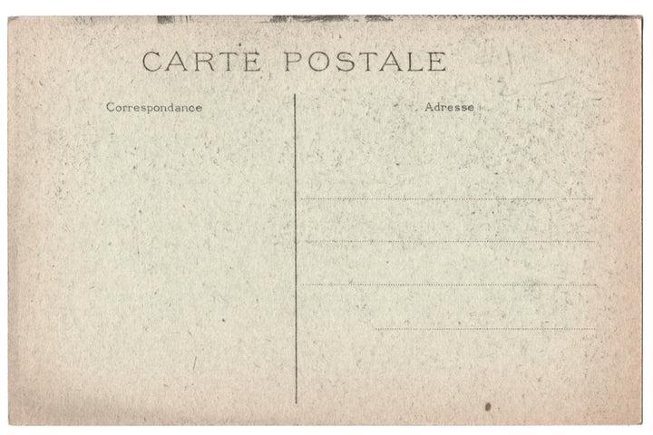 Vintage  postcard back of green buff card, unposted.
