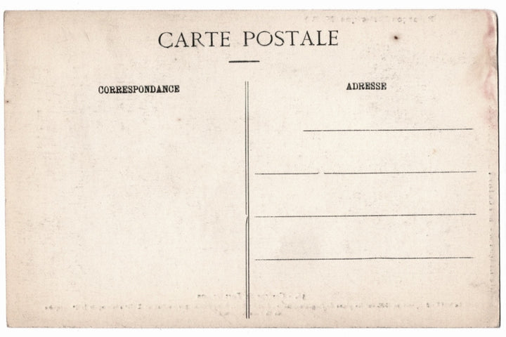 Vintage postcard back.