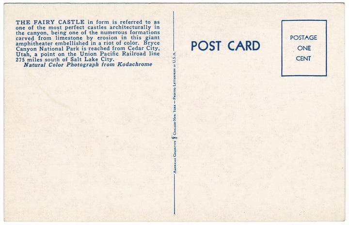 Vintage Postcard.
