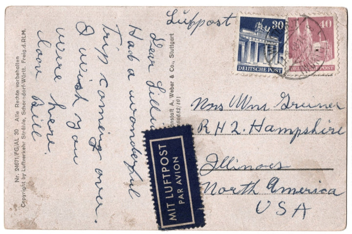 Back of postcard.