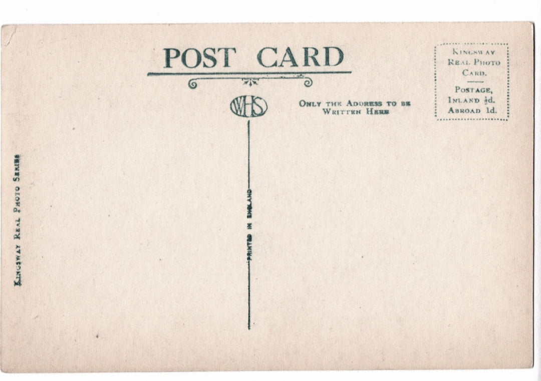 Vintage postcard with text and design elements.