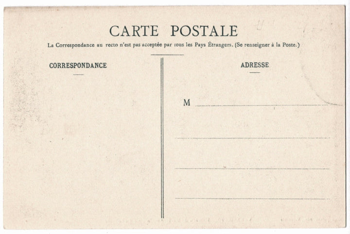 Vintage French postcard with text.