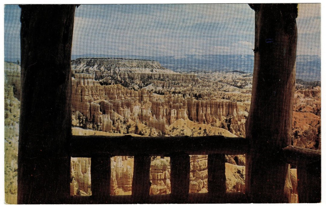 Hoodoos of Bryce Canyon Utah Vintage Postcard.