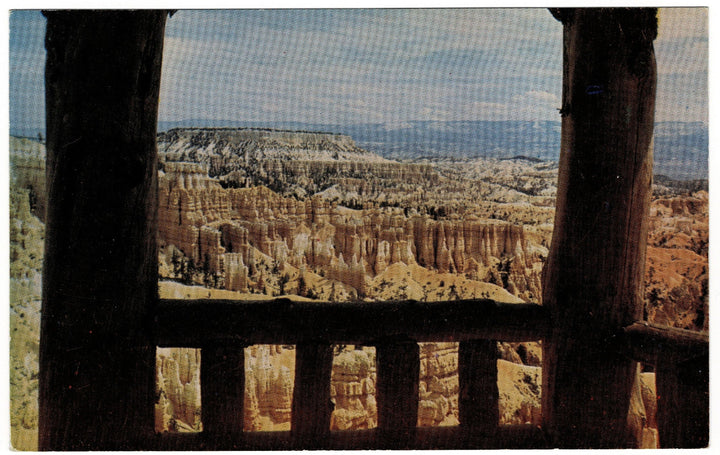 Hoodoos of Bryce Canyon Utah Vintage Postcard.