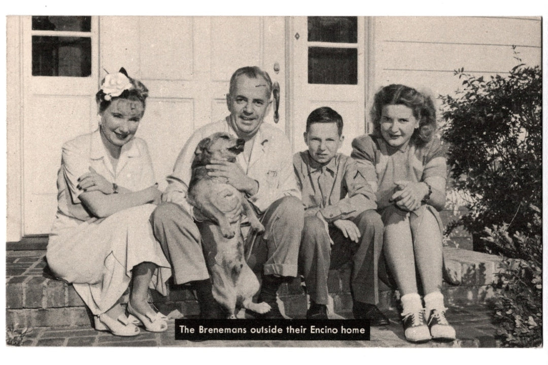 1945 The Breneman Family Vintage Postcard.