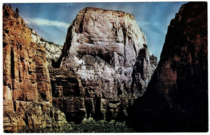 1950s Great White Throne Utah Vintage Postcard.