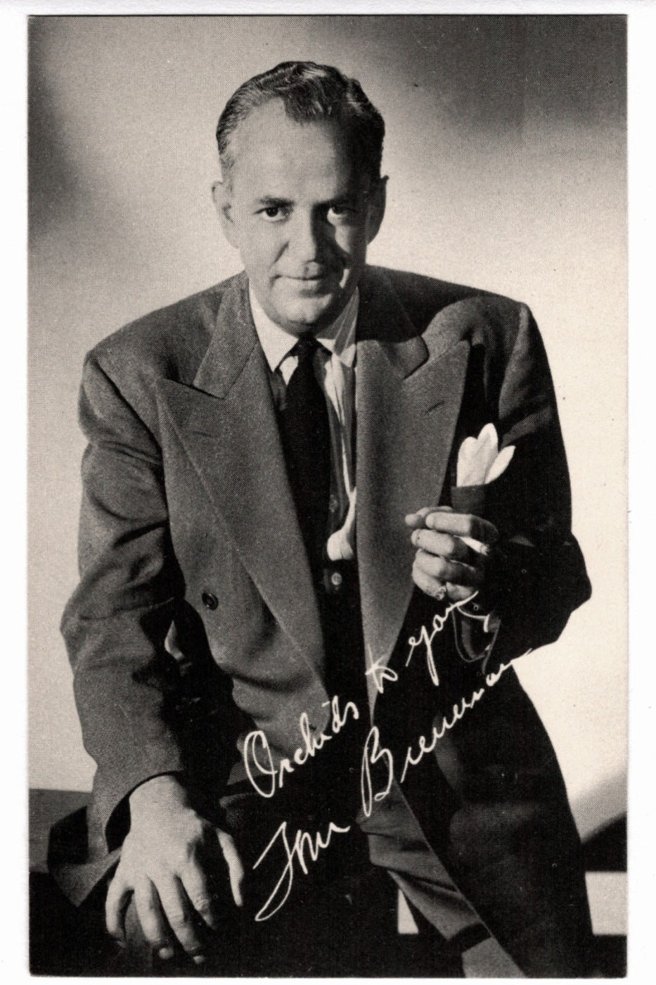 1945 Tom Breneman Publicity Portrait Vintage Postcard.