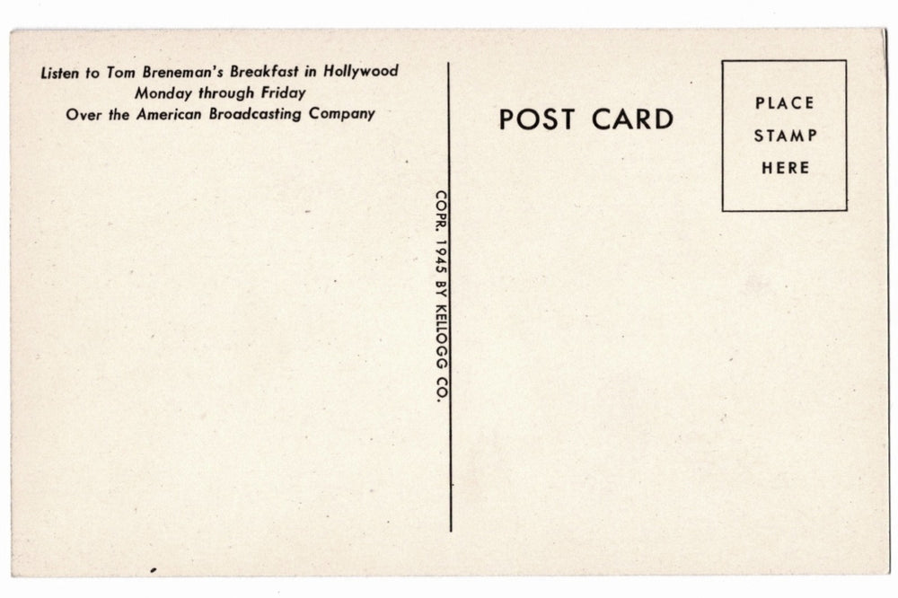 Postcard back.