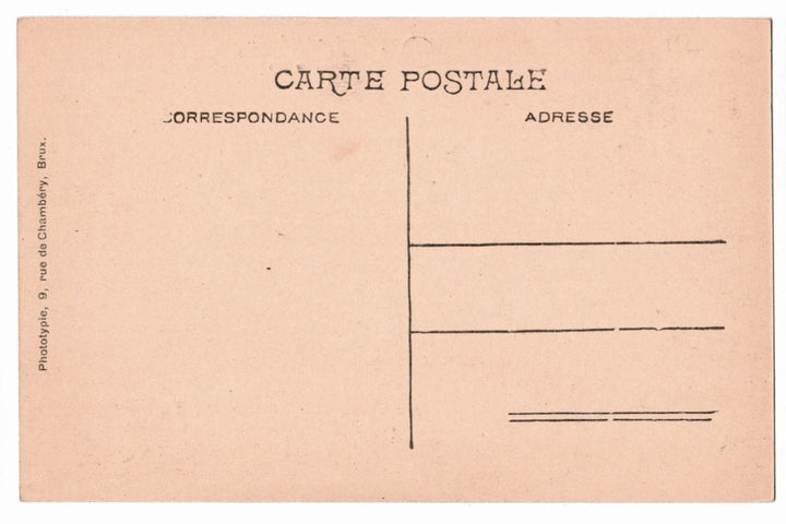 Back of a vintage postcard.