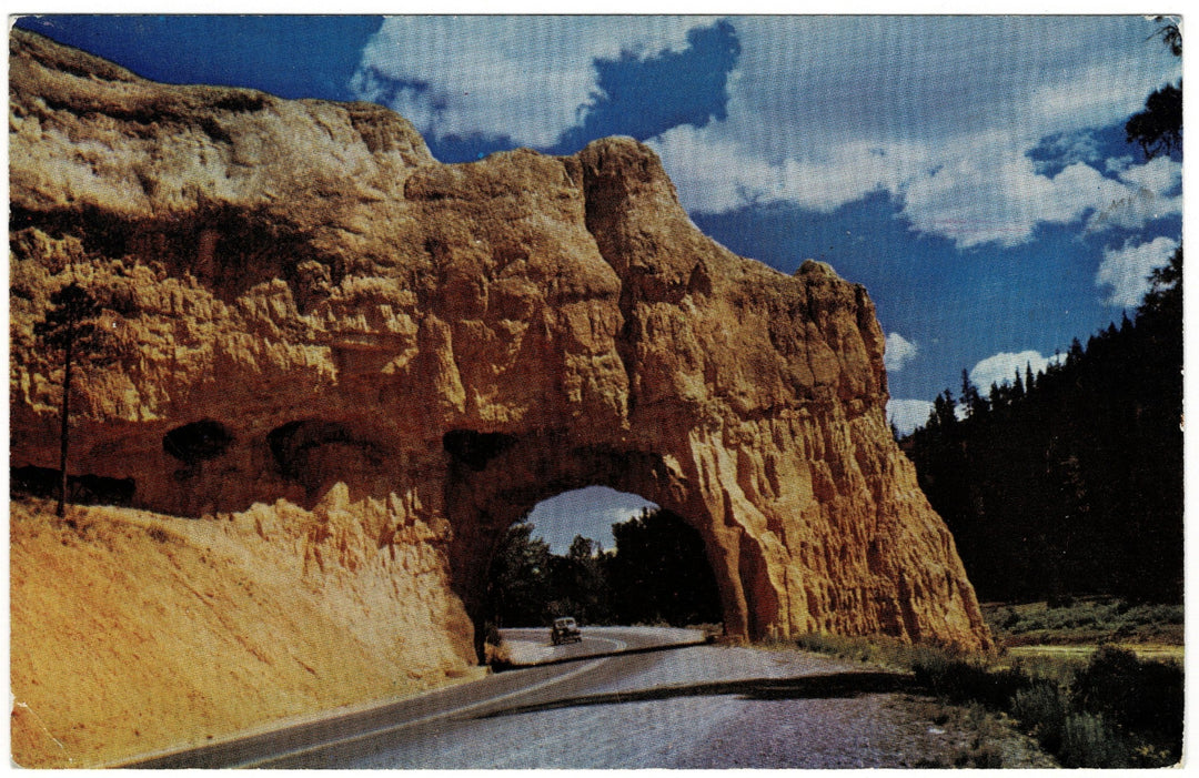 Red Canyon Highway Bryce Canyon Utah Vintage Postcard.