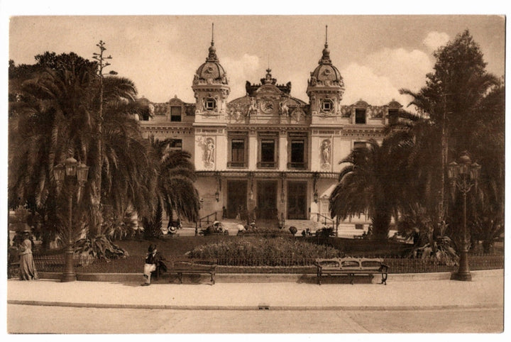 1905 Monte Carlo Casino Monaco Vintage Postcard.