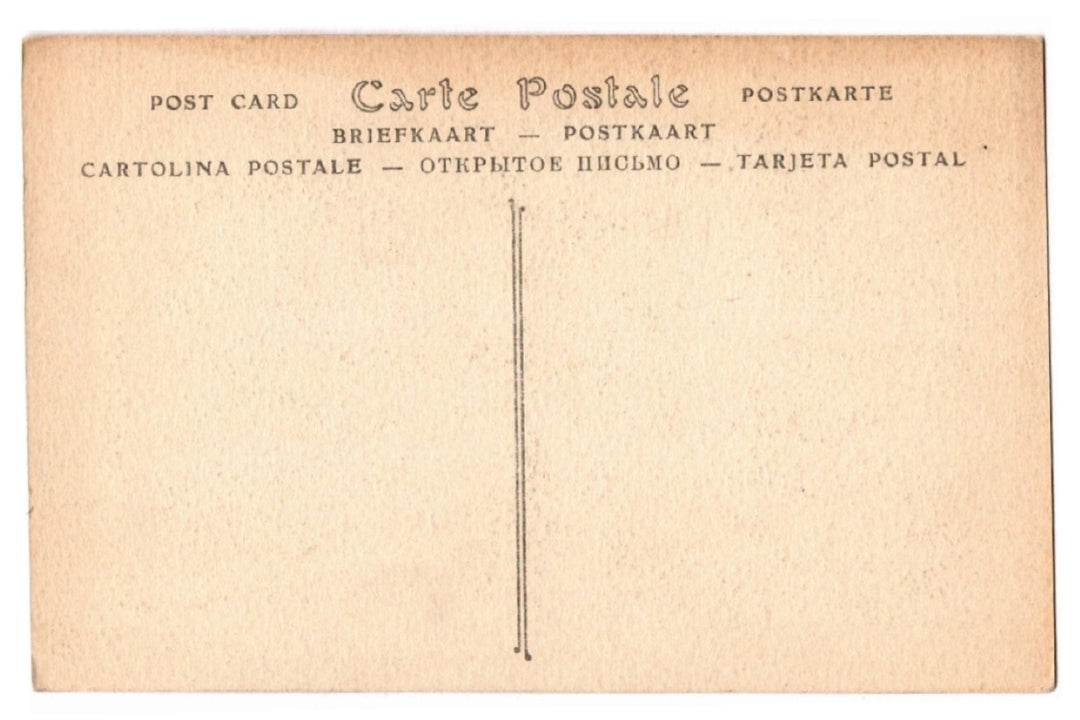 Back of a postcard.