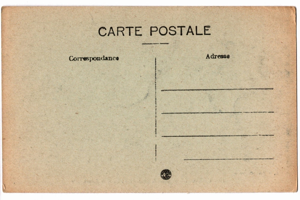 back of postcard.