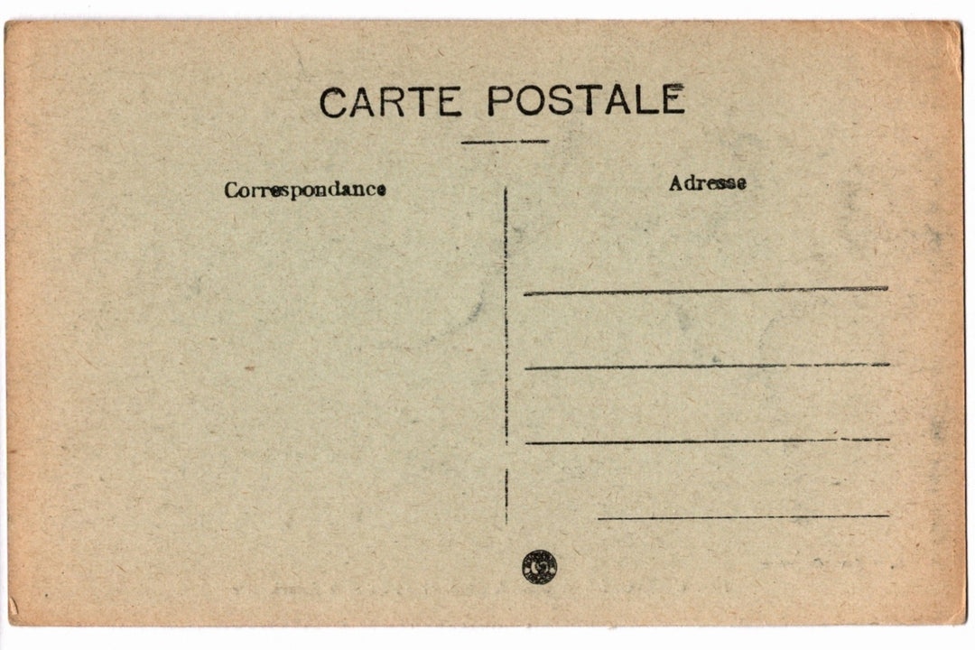 back of postcard.