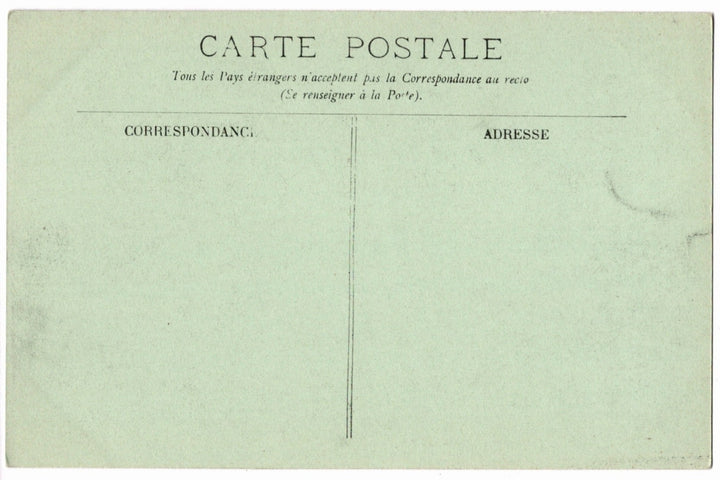 Back of a vintage French postcard.