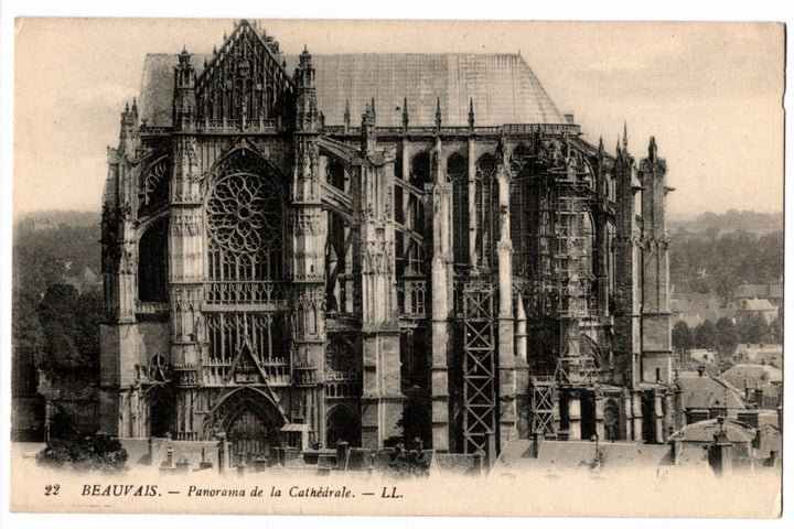 1905 Beauvais Cathedral France Vintage Postcard