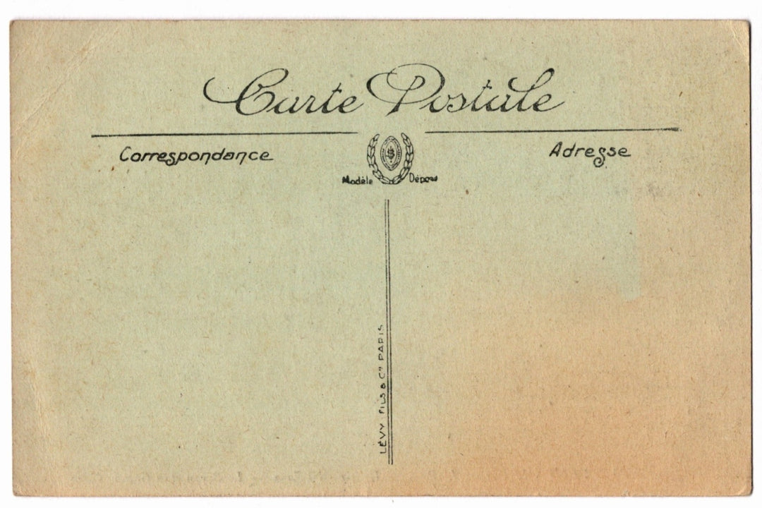  Numbered 24 in the prestigious Leon &amp; Levy series, this postcard  bears the distinctive LL mark on the front. The reverse features the Levy Fils & Cie, Paris publisher imprint vertically along the center divider and includes the ornate LL logo within a laurel wreath at the top, along with the Modèle Déposé (Registered Design) mark. 